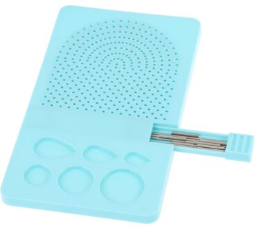 Naald Plaat Papier Vouwen 20 Wortels Diy Papier Quilling Tool Grid Gids Handgemaakte Paper Craft Tool Blauw