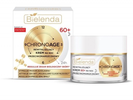 Nachtcrème Bielenda Chrono Age 24 H Revitalizing Anti-Wrinkle Night Cream 60+ 50 ml