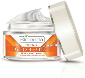 Nachtcrème Bielenda Neuro Glicol + Vitamin C Exfoliating Night Face Cream 50 ml