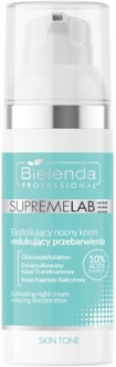 Nachtcrème Bielenda Supremelab Skin Tone Exfoliating Night Cream Reducing Discoloration 50 ml