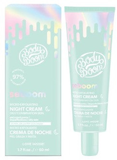 Nachtcrème Bodyboom FaceBoom Seboom Micro-Exfoliating Night Face Cream 50 ml