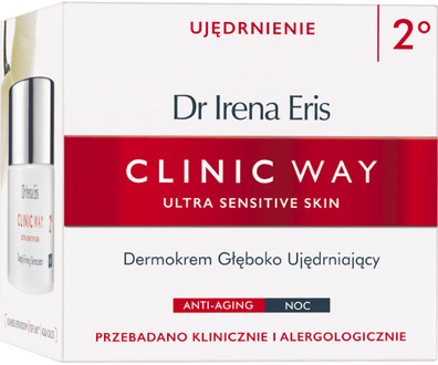 Nachtcrème Dr. Irena Eris Clinic Way Anti-Wrinkle Dermo Nightcream 2 Sensitive Skin 50 ml