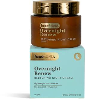 Nachtcrème Face Facts Overnight Renew Restoring Night Cream 50 ml