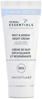 Nachtcrème Herbal Essentials Rest & Renew Night Cream 2 x 30 ml