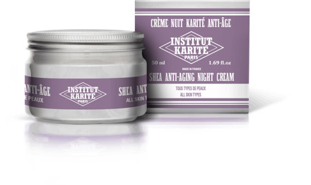 Nachtcrème INSTITUT KARITE PARIS Shea Anti Aging Night Cream All Skin Types Cotton Cloud 50 ml