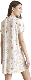 Nachtjapon met korte mouwen voor dames JJBEH0910 Wit