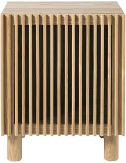 Nachtkastje Japandi - bruin - 50x40x33 cm