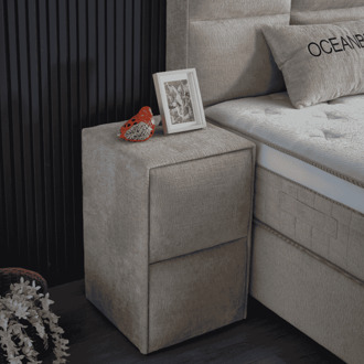 Nachtkastje Oceanbedd - Dekbed-Discounter.nl Beige