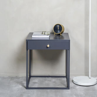 Nachtkastje 'Shaune' Met 1 lade, kleur Grijs