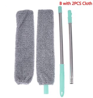 Nachtkastje Stof Borstels Lange Steel Mop Sweep Artefact Lange Spleet Statische Stof Borstel Extensible Schoonmaken Stofdoek Sofa Kloof Bont Haar