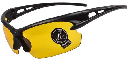 Nachtkijker Chauffeurs Night-Vision Bril Anti Night Met Lichtgevende Rijden Bril Beschermende Gears Zonnebril geel