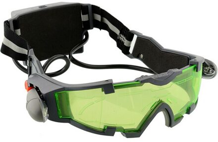 Nachtkijker Lens Verstelbare Elastische Night Bril Eyeshield Wereldwijd Groen Veiligheid Beschermende Goggle