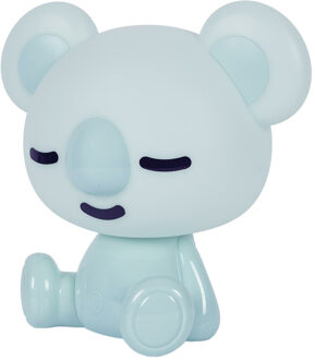 Nachtlampje Led - koala - USB - oplaadbaar - aan/uit knop - blauw - 25 cm