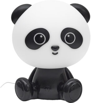 Nachtlampje Led - Pandabeer - USB - oplaadbaar - aan/uit knop - wit - 24 cm