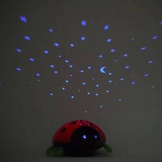 Nachtlampje lieveheersbeestje - Nachtlamp - Rood / Zwart