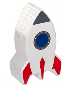 Nachtlampje raket - sterrenprojector - Rocket lamp - Nachtlampje