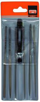 Nadelfeilenset 6Delig 160Mm In Kunststof Tas Bahco 24701610