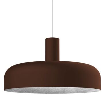 Nadir Hanglamp, 1x E27, Bruin/gouden Zilveren, D.40cm