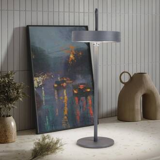 Näve Ella LED tafellamp, magnetisch, grijs