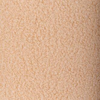 Näve Fluffy tafellamp, beige Hoogte 31 cm textiel E27 cilindrisch