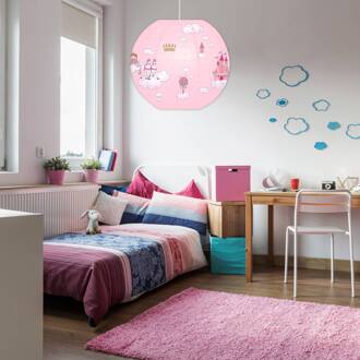 Näve Hanglamp 4117004 met het motief prinses roze met motief Prinses