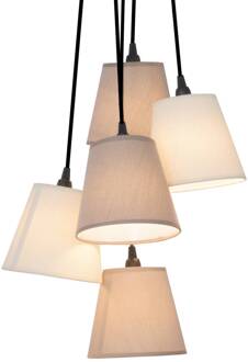 Naeve hanglamp, 5 fittingen beige