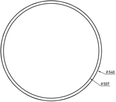 Näve Karl LED plafondlamp, CCT, RGB Backlight, Ø 54cm zwart, wit