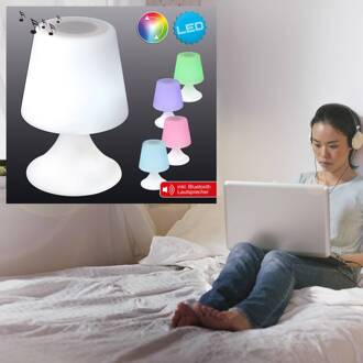 Näve LED sfeerlamp Curbi met Bluetooth-luidspreker wit