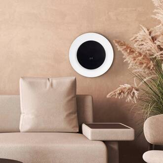 Näve LED tafellamp Solan, zwart/wit, zonne-energie, IP54