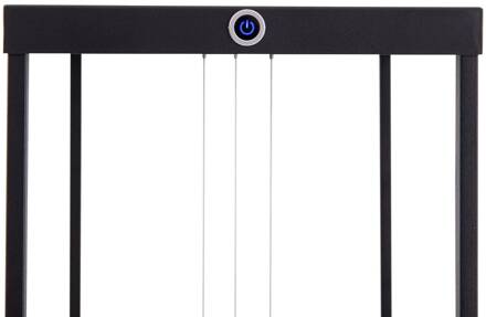 Näve LED vloerlamp Tripolis 3-traps dimbaar 3-lamps zwart, goud