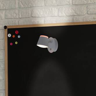 Näve LED wandlamp Tondo accu, magnetisch, wit