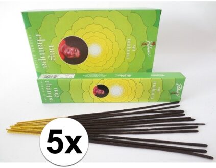 Nag champa Satya Nag Champa wierook stokjes - 100x - Meditatie - 15 gram - geurstokjes - Zoete geur