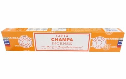 Nag champa Satya Nag Champa wierook stokjes - Champa - 20x - 15 gram
