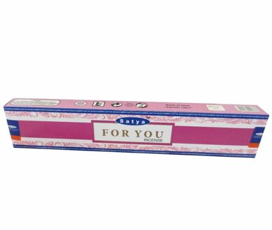 Nag champa Satya Nag Champa wierook stokjes - For You - 20x - 15 gram Multi