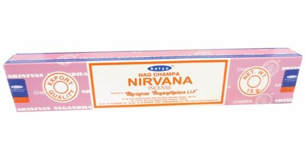 Nag champa Satya Nag Champa wierook stokjes - Nirvana - 20x - 15 gram Roze