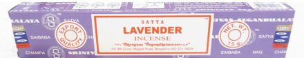 Nag champa wierook stokjes - Lavendel - 12x sticks - 15 gram Lavenderpaars