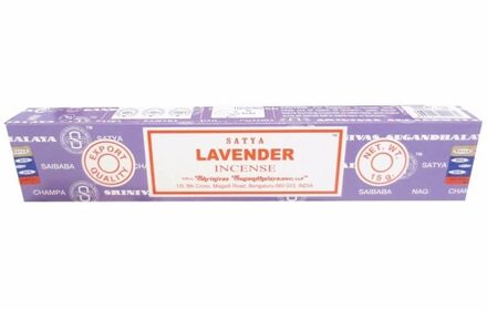 Nag champa wierookstokjes Lavendel 15 gram - Wierookstokjes