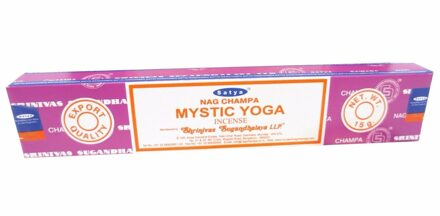 Nag champa wierookstokjes Mystic Yoga 15 gram - Wierookstokjes