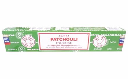 Nag champa wierookstokjes Patchouli 15 gram - Wierookstokjes