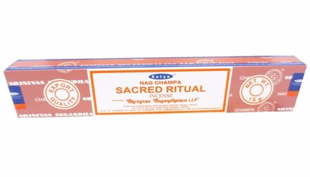 Nag champa wierookstokjes Sacred Ritual 15 gram - Wierookstokjes