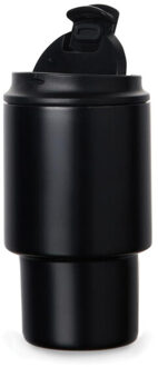 Nagano gerecyclede 350ml reismok Zwart - One size