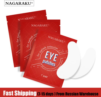 NAGARAKU Eyelash Extension Eyepads Under Eyepads Gel Eyepads Hydrogel Eyepach 60 Pairs Pack Makeup Tools
