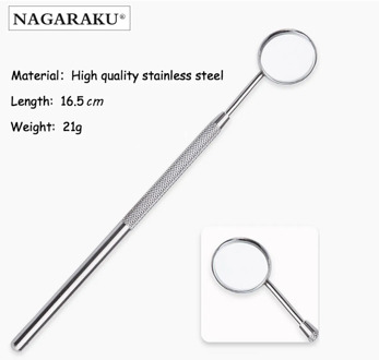 NAGARAKU Stainless Steel Checking Mirror For Eyelash Extension Professional Makeup Tool Dental Mirrors Mouth Make Up Tools
