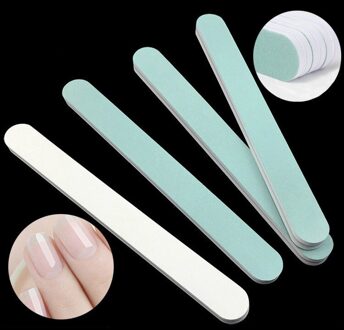 Nagel Polijsten Dubbelzijdige Nagelvijl Schuren Buffer Strips Polijsten Manicure Gereedschap 5stk
