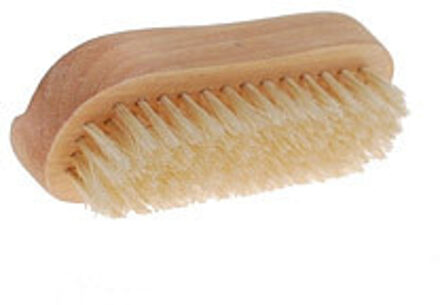 Nagelborstel hout dubbel
