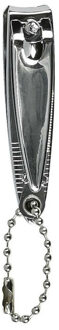 Nagelknipper - met vijl - metaal - aan ketting - 5 cm