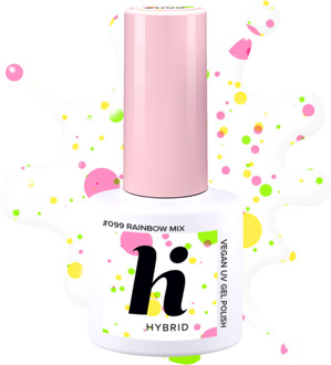 Nagellak Hi Hybrid #099 Hybrid UV Gel Polish Rainbow Mix 5 ml