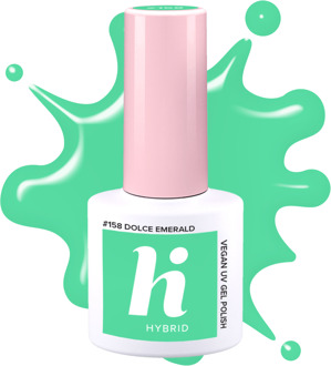 Nagellak Hi Hybrid #158 Hybrid UV Gel Polish Dolce Emerald 5 ml