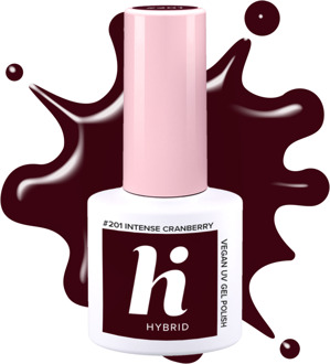 Nagellak Hi Hybrid #201 Hybrid UV Gel Polish Intense Cranberry 5 ml