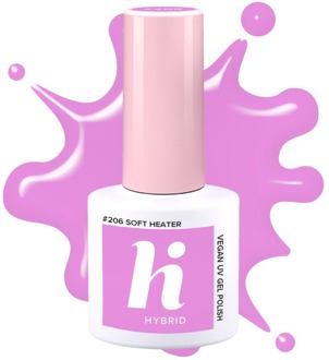 Nagellak Hi Hybrid #206 Hybrid UV Gel Polish Soft Heather 5 ml